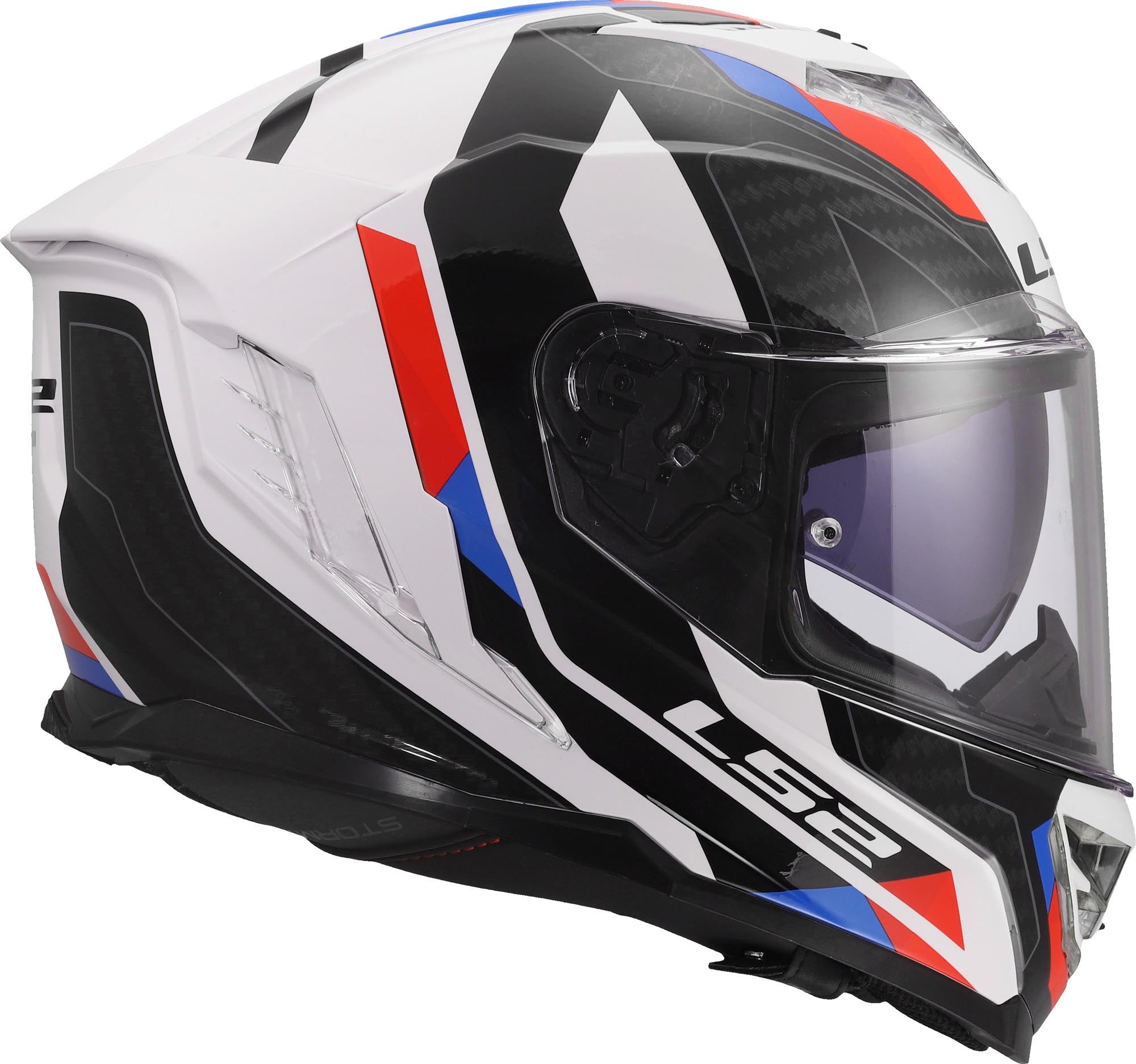 LS2 FF818 Storm III Sporty Helmet white/blue/red XL (61/62) Figure 6
