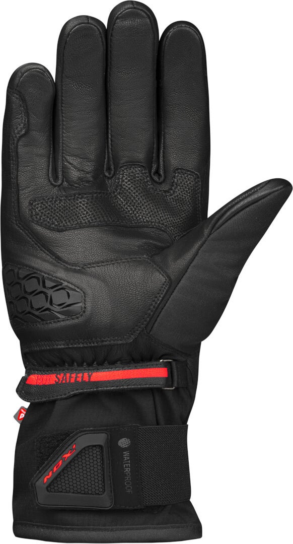 Ixon Pro Ragnar Vandtætte vintermotorcykelhandsker sort/rød 3XL Figur 2