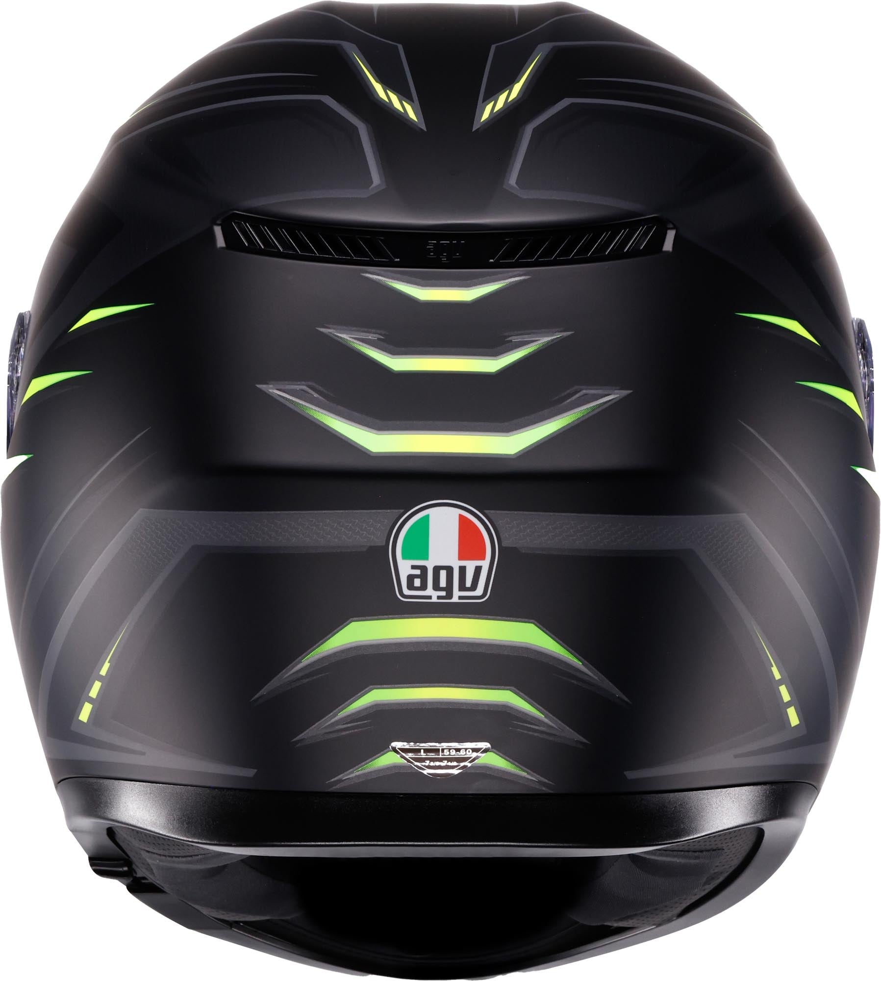 AGV K3 Syth Helmet black matt/yellow M (57/58) Figure 5