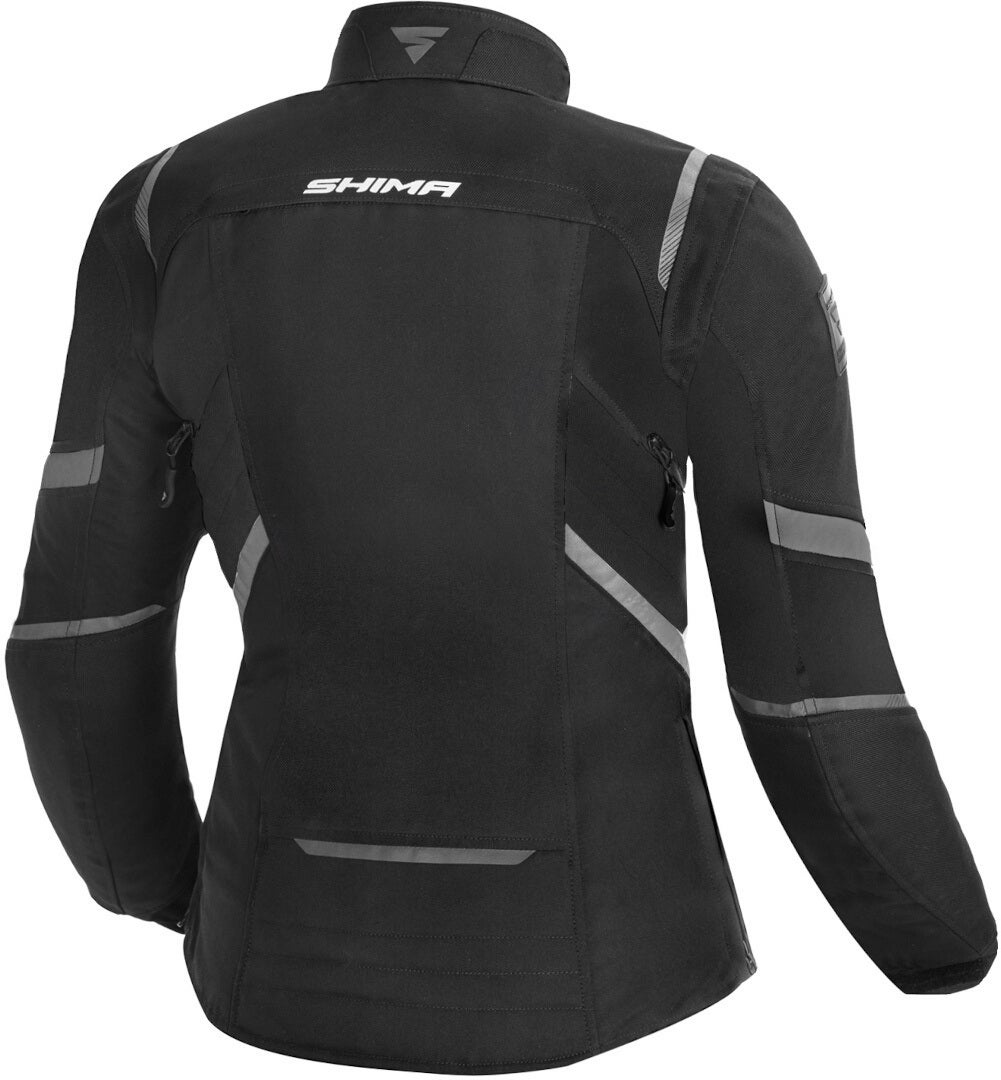 SHIMA Rush imperméable à l’eau dames moto textile veste noir L Figure 2