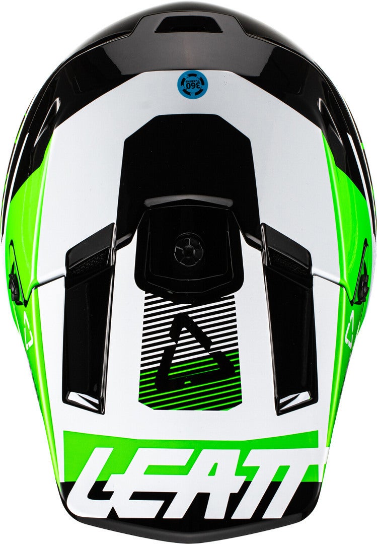 Leatt Moto 3.5 V.22 Casque de motocross Noir/Vert/Blanc L (59/60) Figure 5