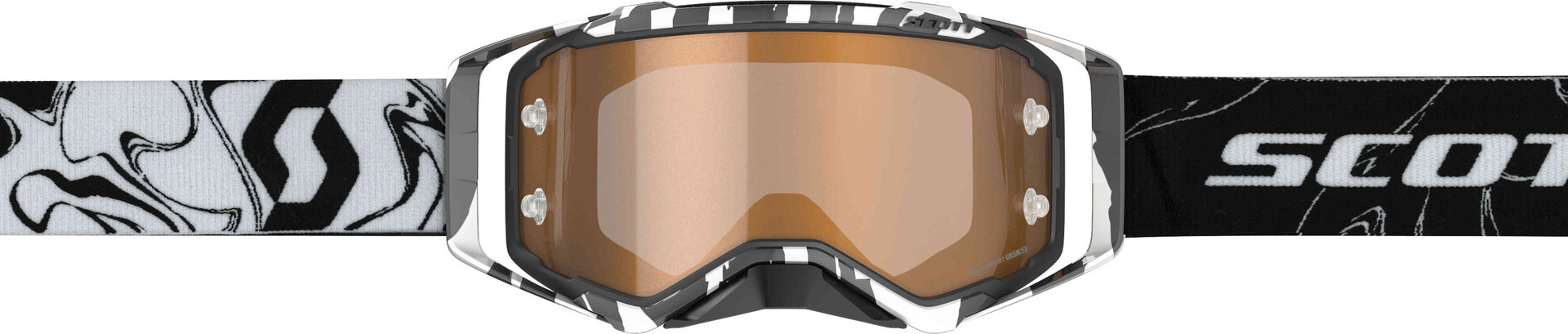 Scott Prospect Amplifier svart/vita Motocrossglasögon Guld Figur 3