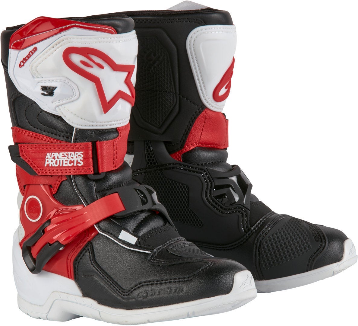 white/black/red