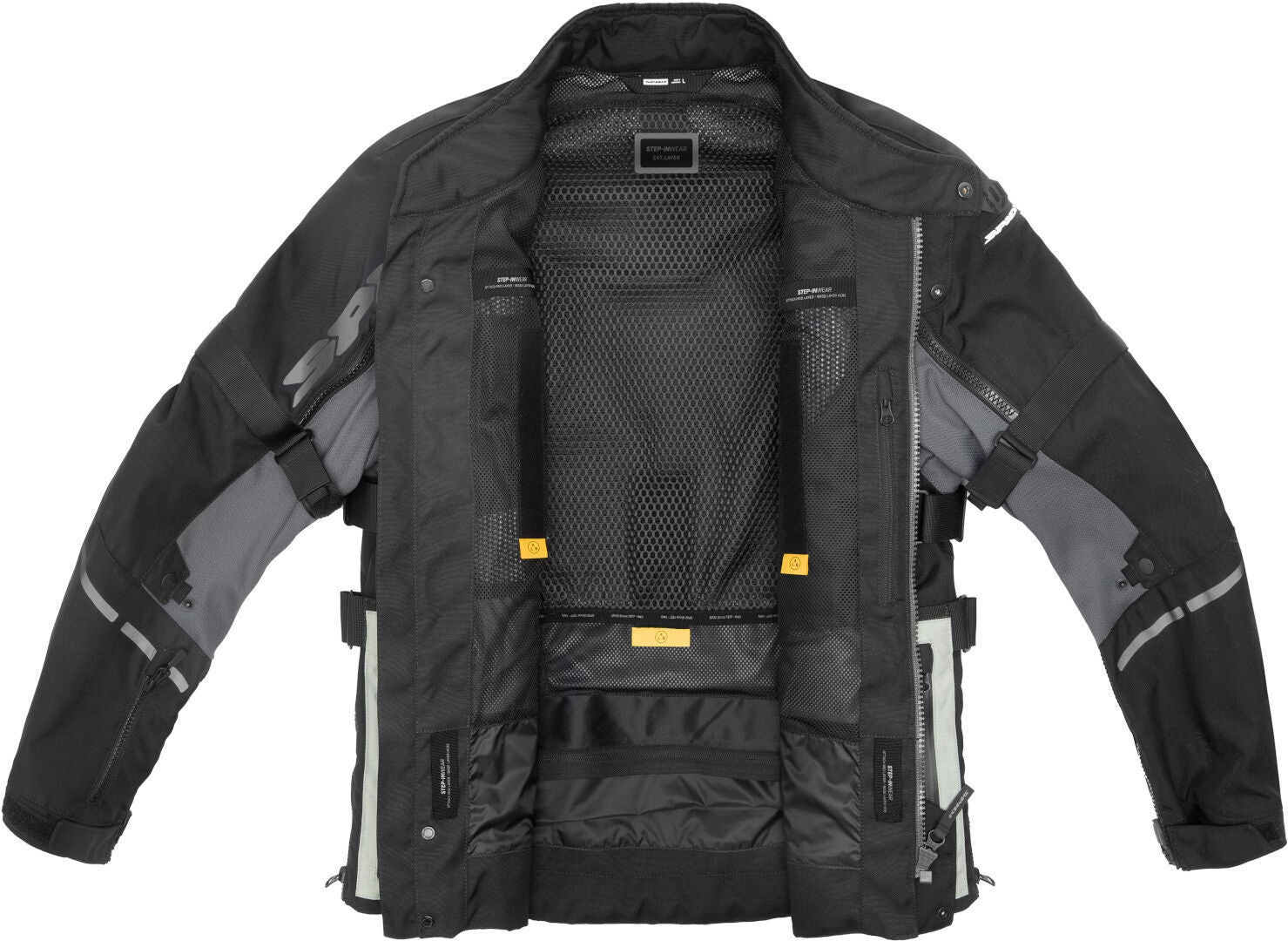 Spidi Hard Track 3 H2Out wasserdichte Motorrad Textil Jacke eis 3XL Abbildung 6