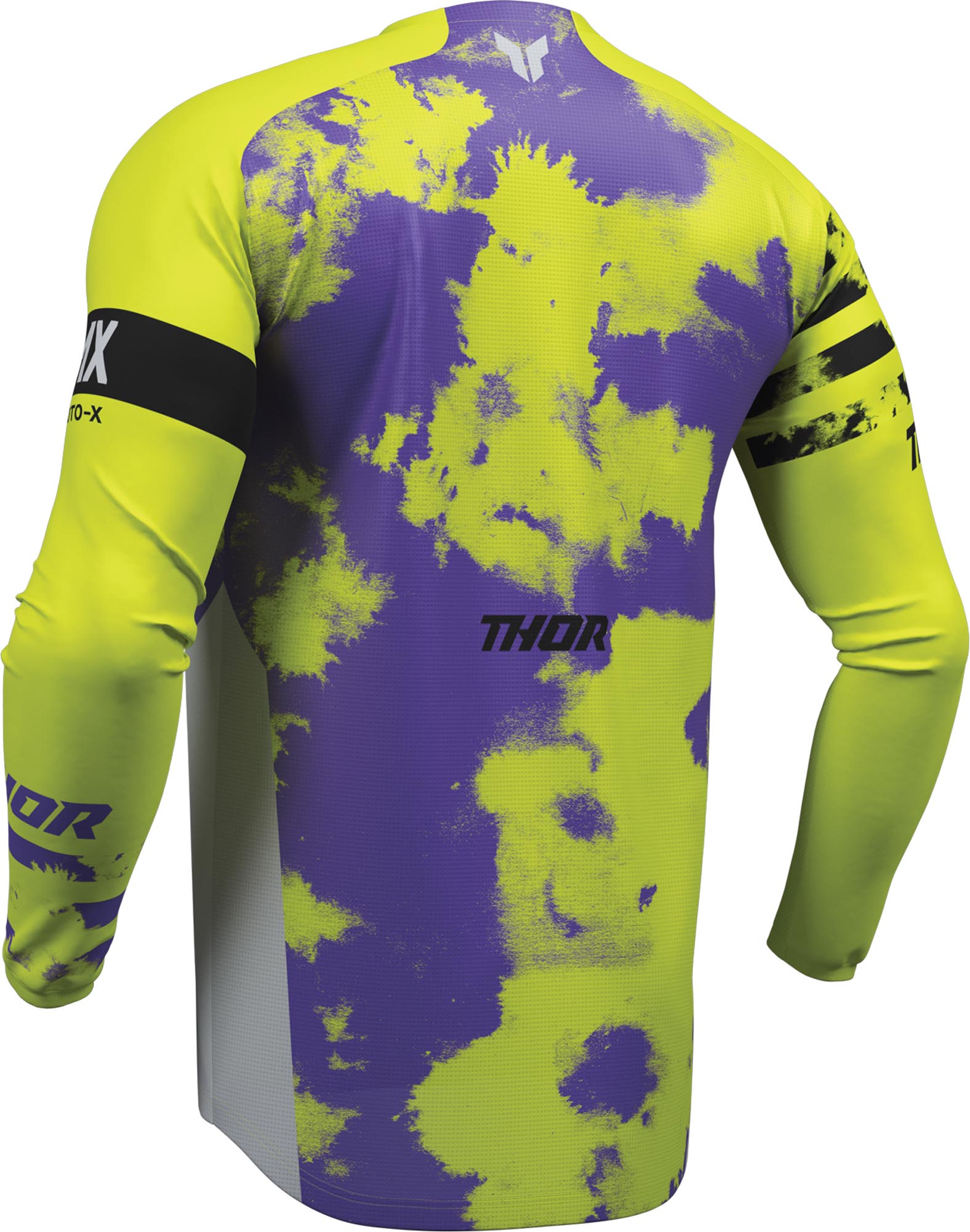 Thor Launchmode Bleach Motocross Jersey grün/lila XL Abbildung 3