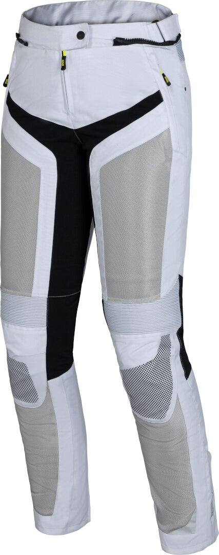 IXS Trigonis-Air Ladies Motorcycle Textile Pants light grey/black 3XL Figure 1