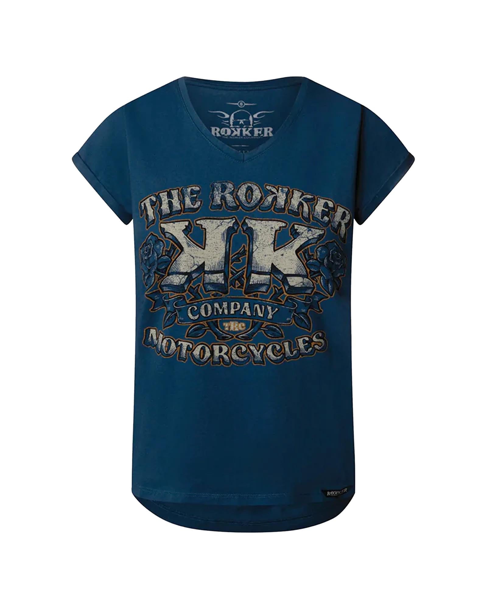 Rokker Savage Roses Damen T-Shirt XL Abbildung 1