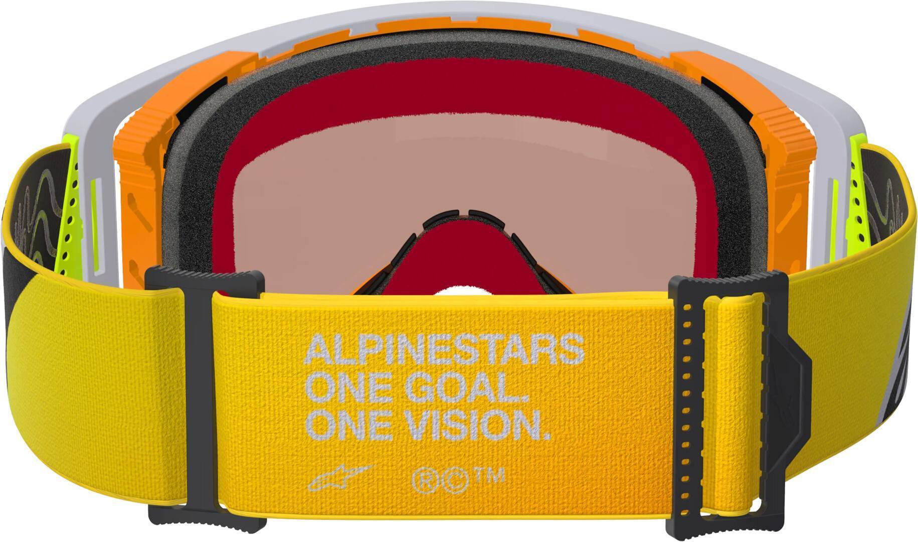 Alpinestars Supertech Corp Absolute Vision Mirror Motocross Brille gul Figur 3