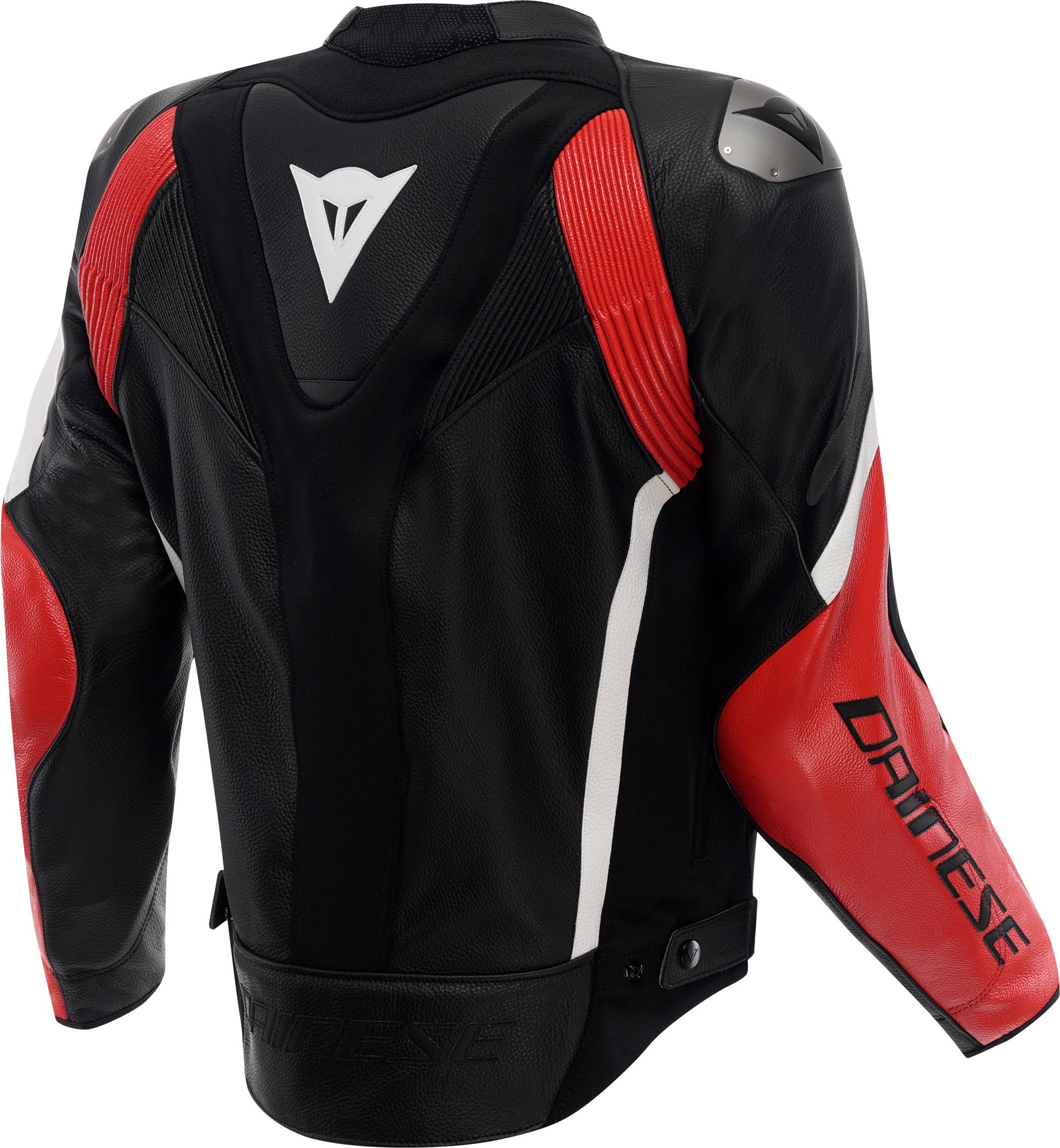 Dainese Avro 6 Veste en cuir moto Noir/Rouge/Blanc 62 Figure 2