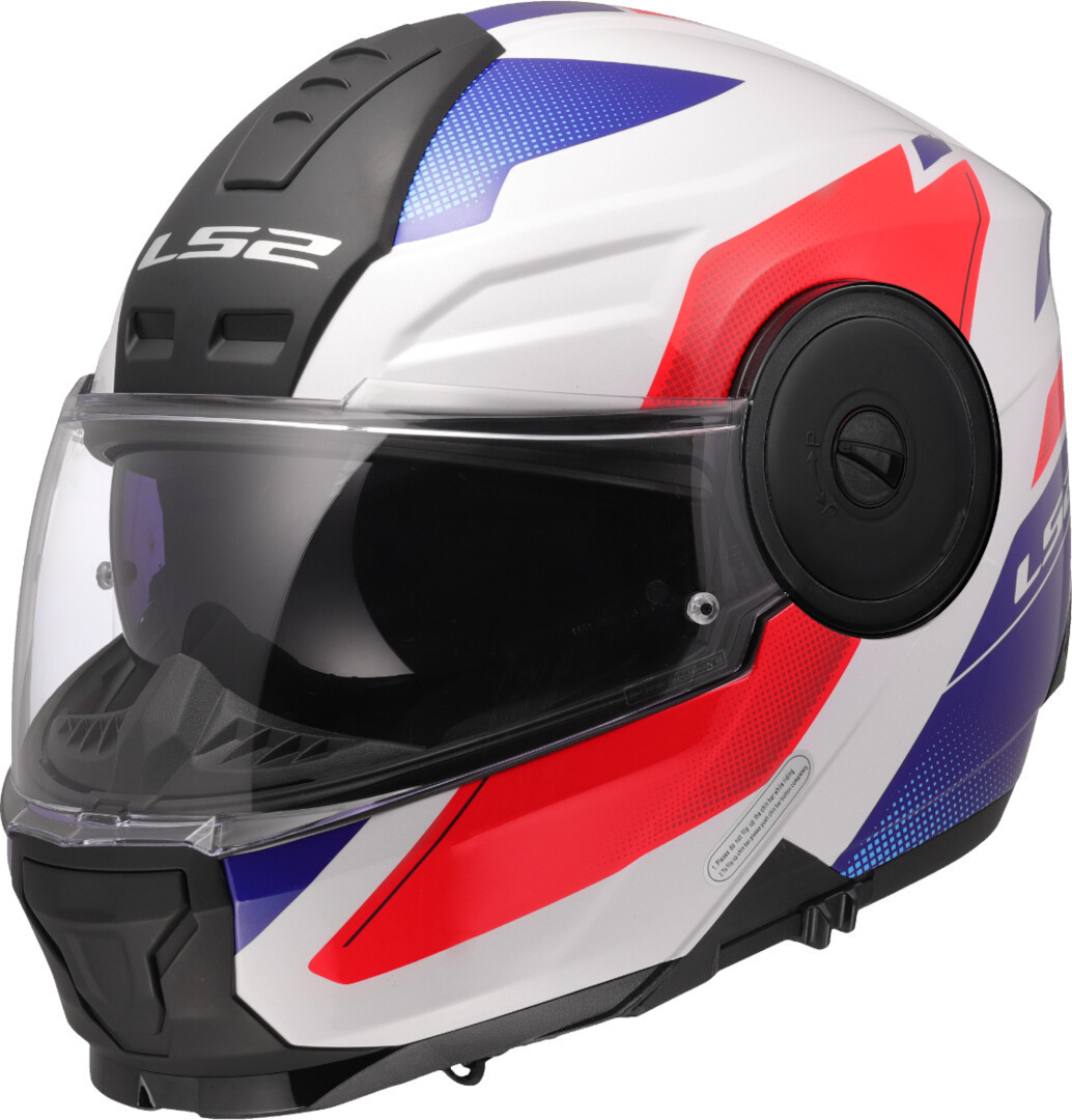 LS2 FF902 Scope II Duria Casque Blanc/Bleu/Rouge L (59/60) Figure 1
