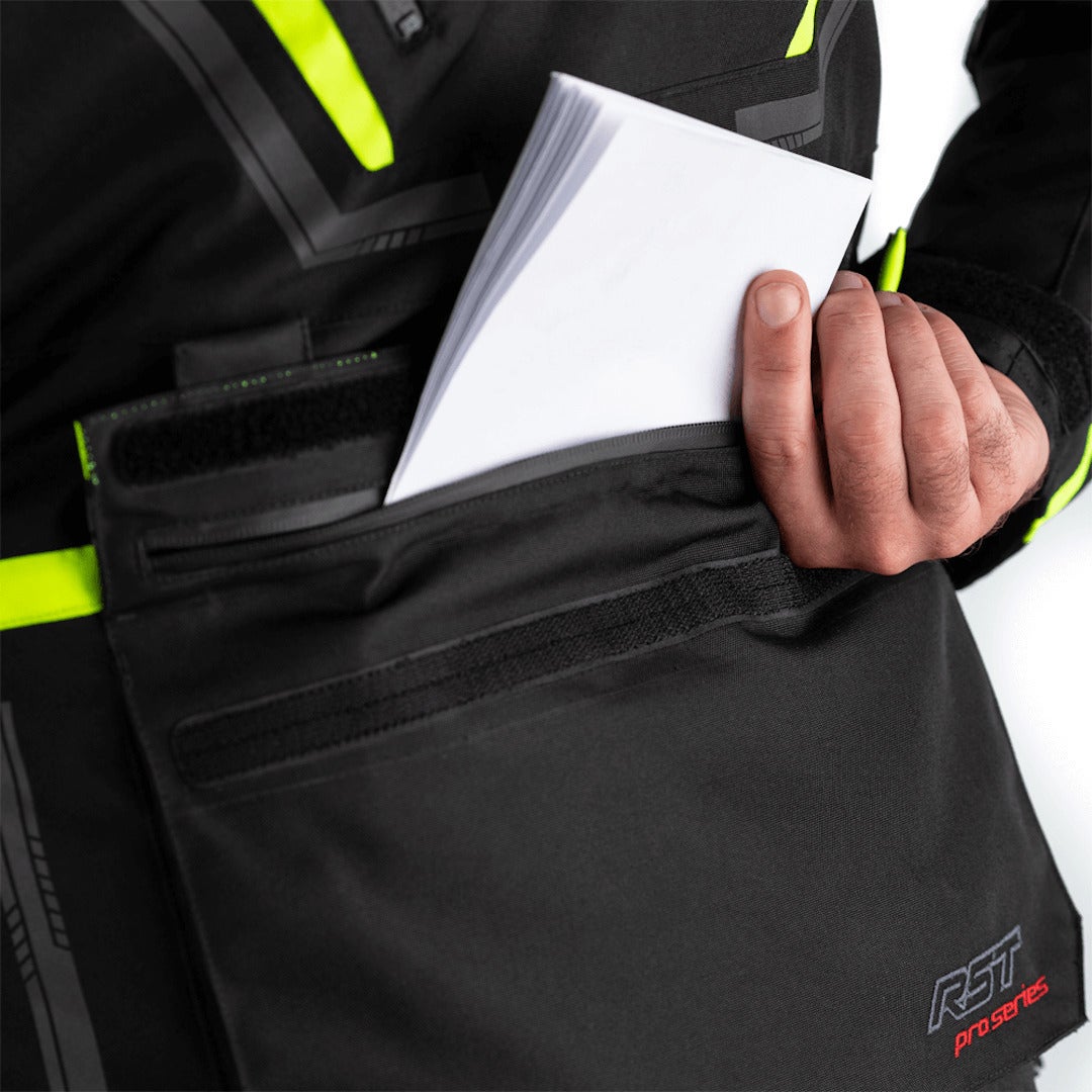 RST Pro Series Paragon 6 Airbag Motorcycle Textile Jacket black/yellow M Figure 8