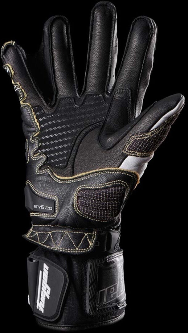 Furygan Styg20 Built With Kevlar® Motorcycle Gloves black/white L Figure 8