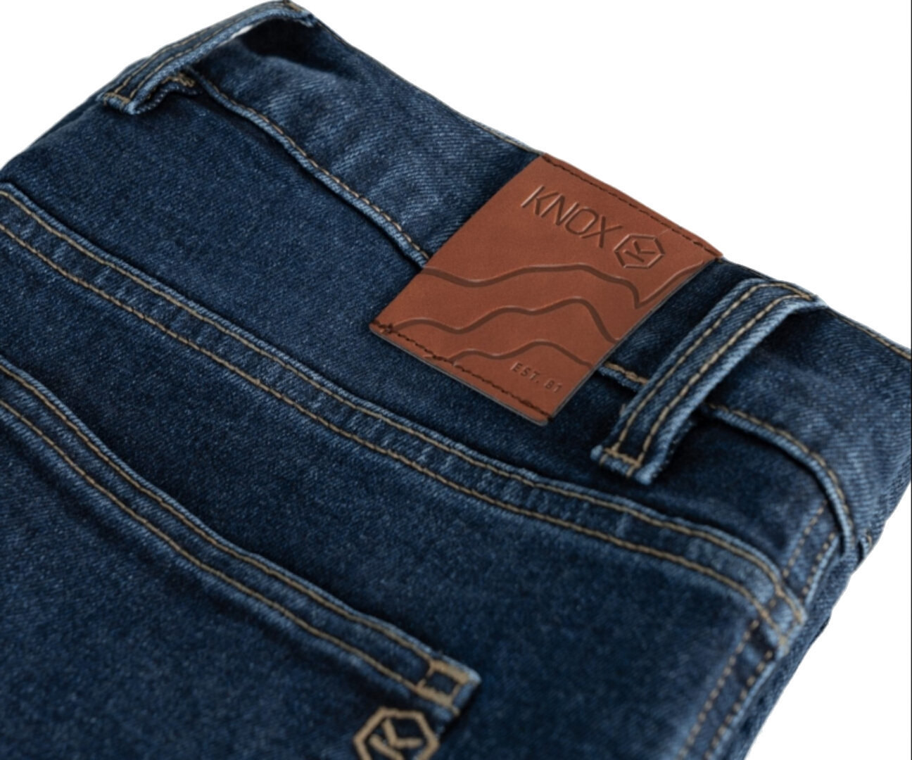 Side view of Knox Kirkstone Motorcycle Jeans