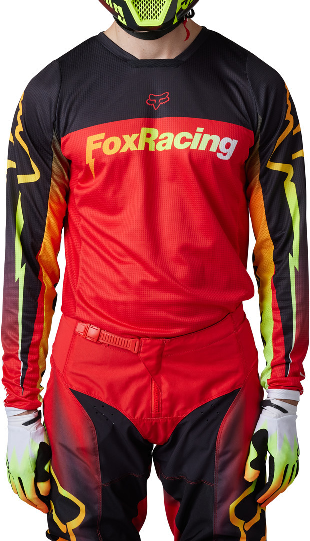FOX 180 Statk Motocross trøje rød L Figur 6
