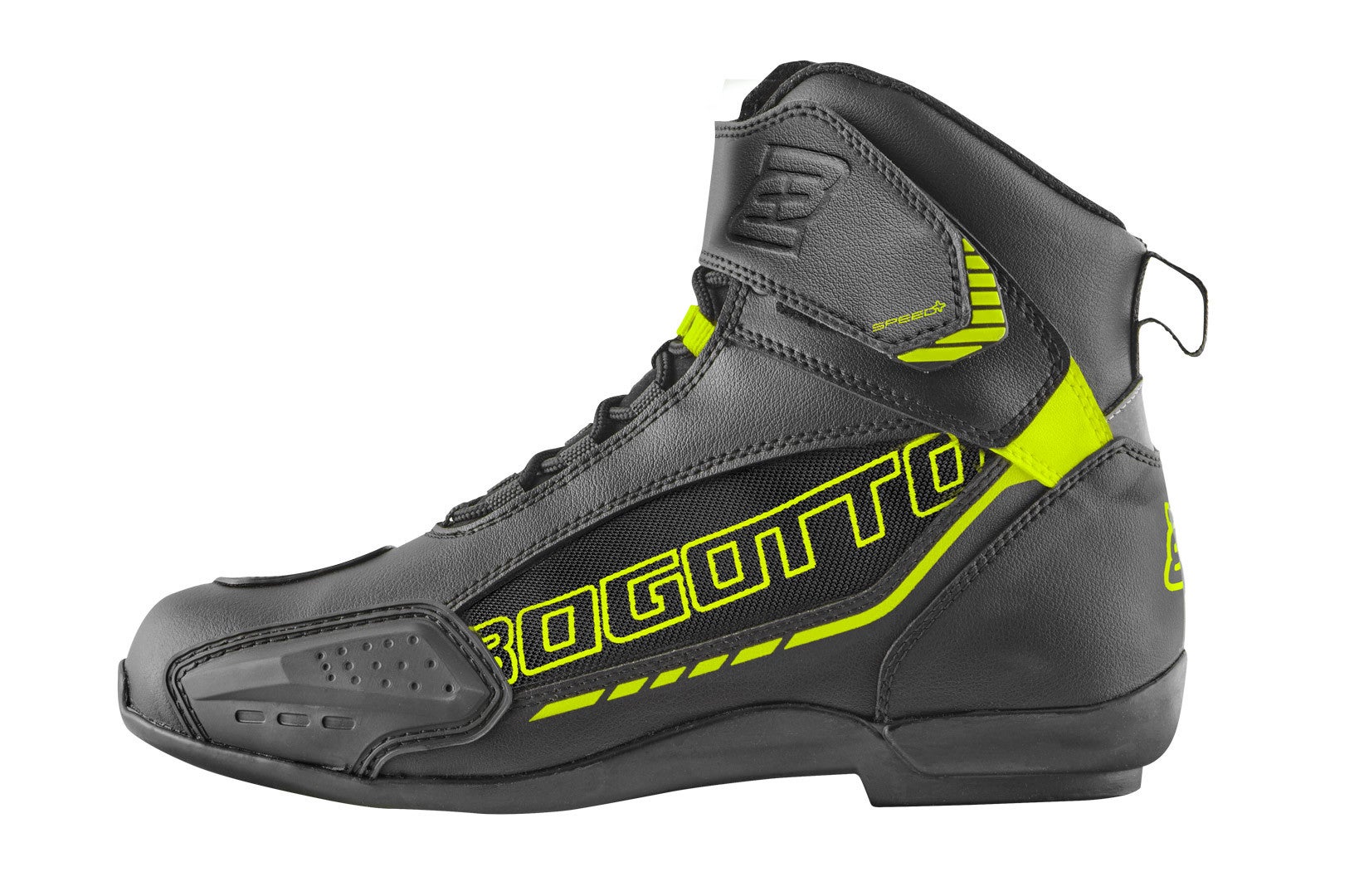 Bogotto GPX Motorcykel sko sort/neon-gul 45 Figur 2