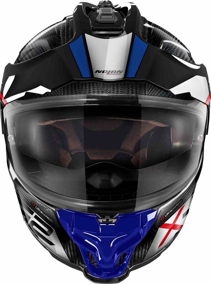 Nolan X-552 Ultra Carbon Dinamo N-Com Hjelm sort/grå/blå XL (62) Figur 4