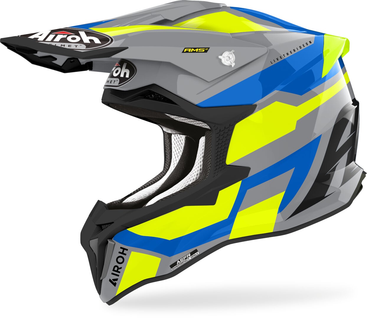 Airoh Strycker Glam Casco Motocross giallo L (59/60) Figura 1