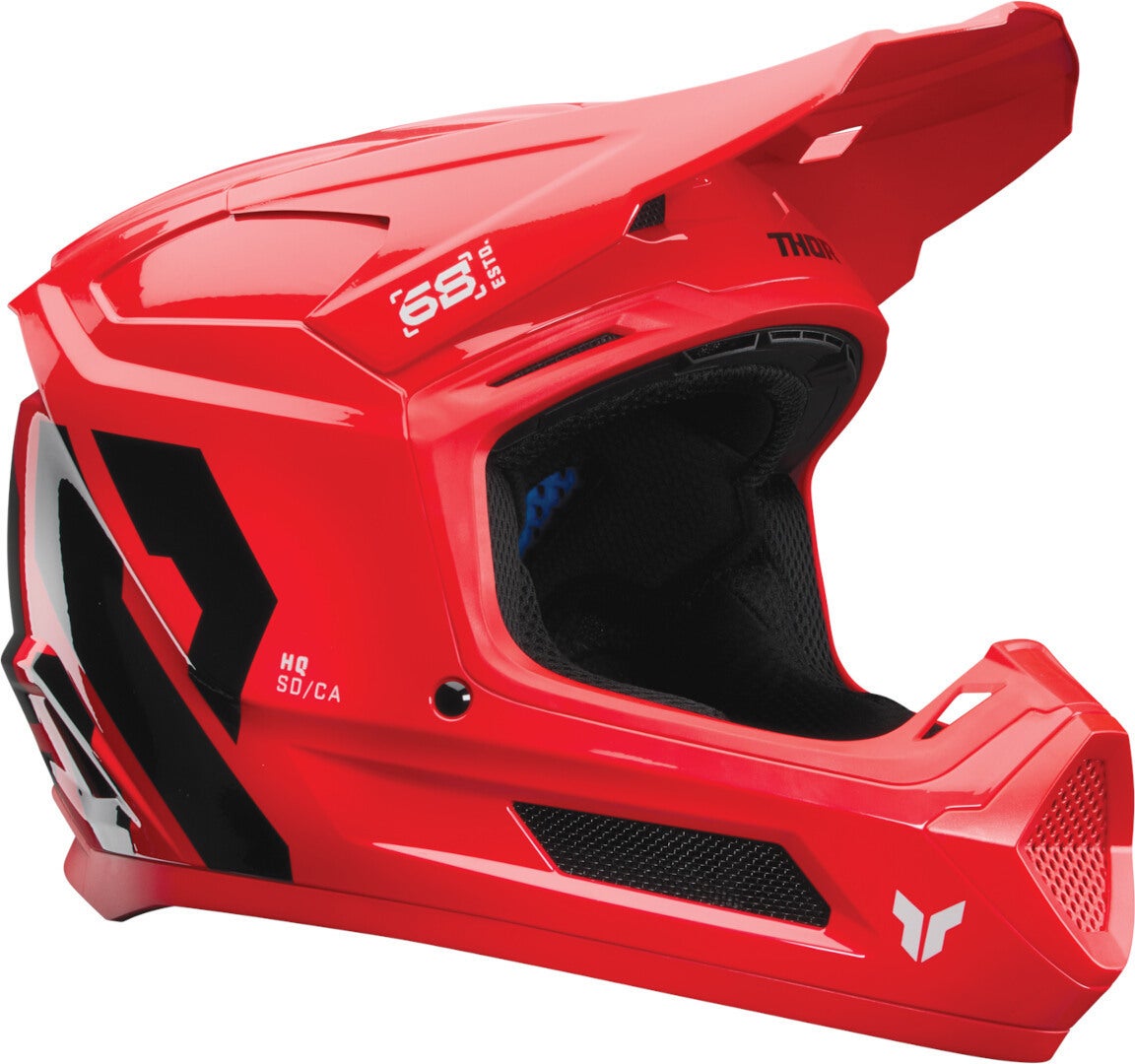 Thor Fleet Forge Kids Motocross Helmet red/black Y/M (50/51) Figure 1