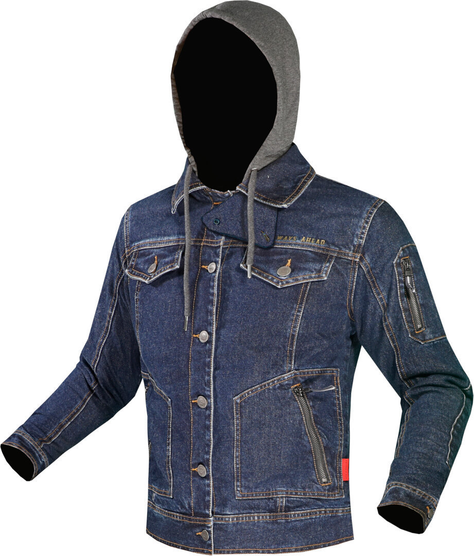 LS2 Oaky Dámská textilní bunda na motorku tmavě modrá 4XL Obrázek 3