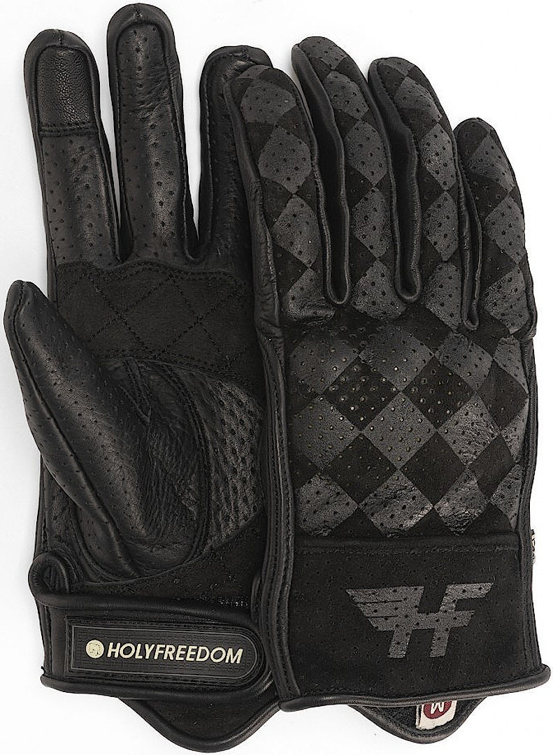 HolyFreedom Bullit Nubuk Perforated Mănuși de motocicletă Articolul principal Figura 1 HolyFreedom Bullit Nubuk Perforated Mănuși de motocicletă Articolul principal Figura 1