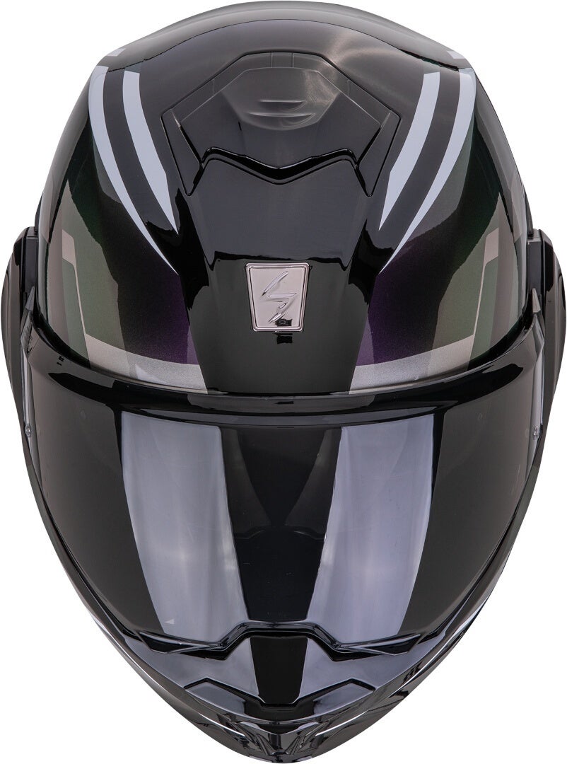 Scorpion EXO Tech Evo Furio Casco nero/viola/argento M (57/58) Figura 4