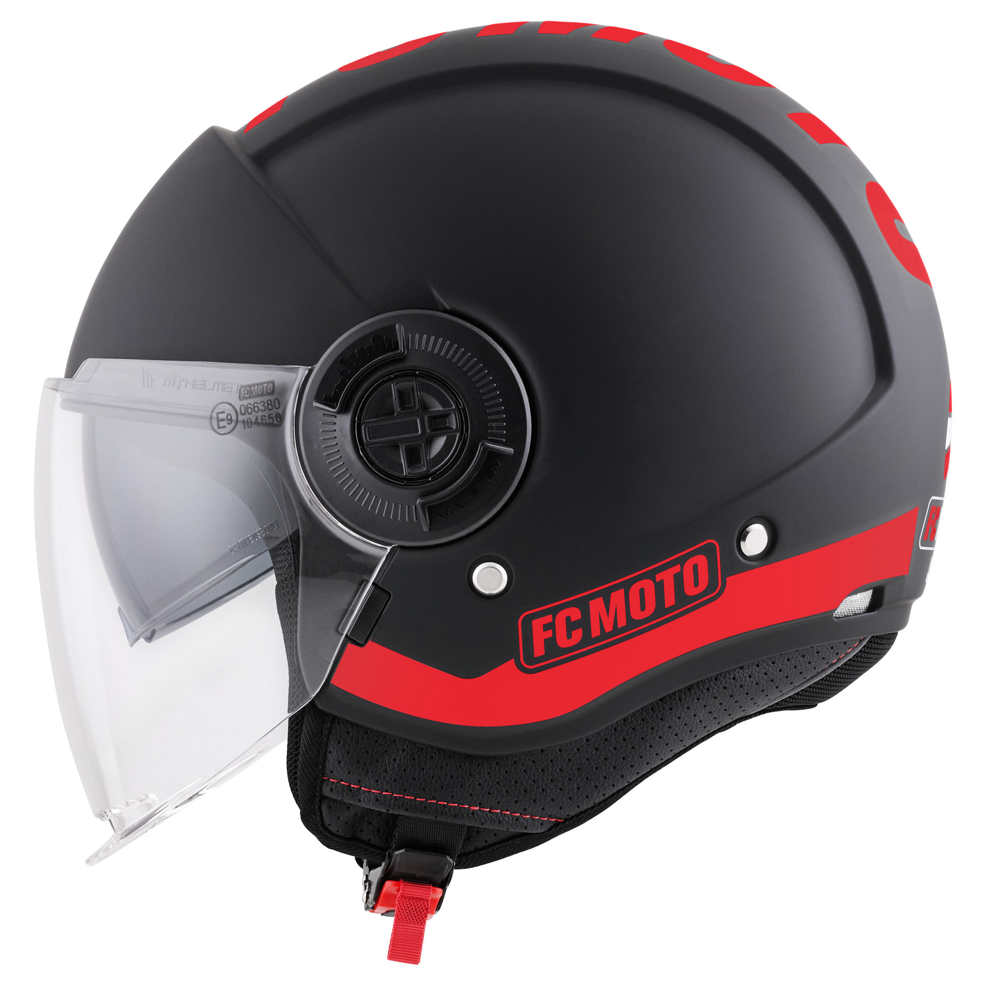 FC-Moto Ralgo Cască cu reacție Negru/Roșu S Figura 3