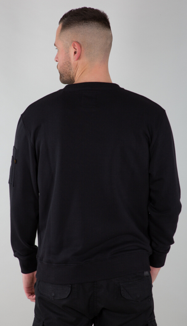 Alpha Industries Alpha Embroidery Pullover Zwart L Figuur 2