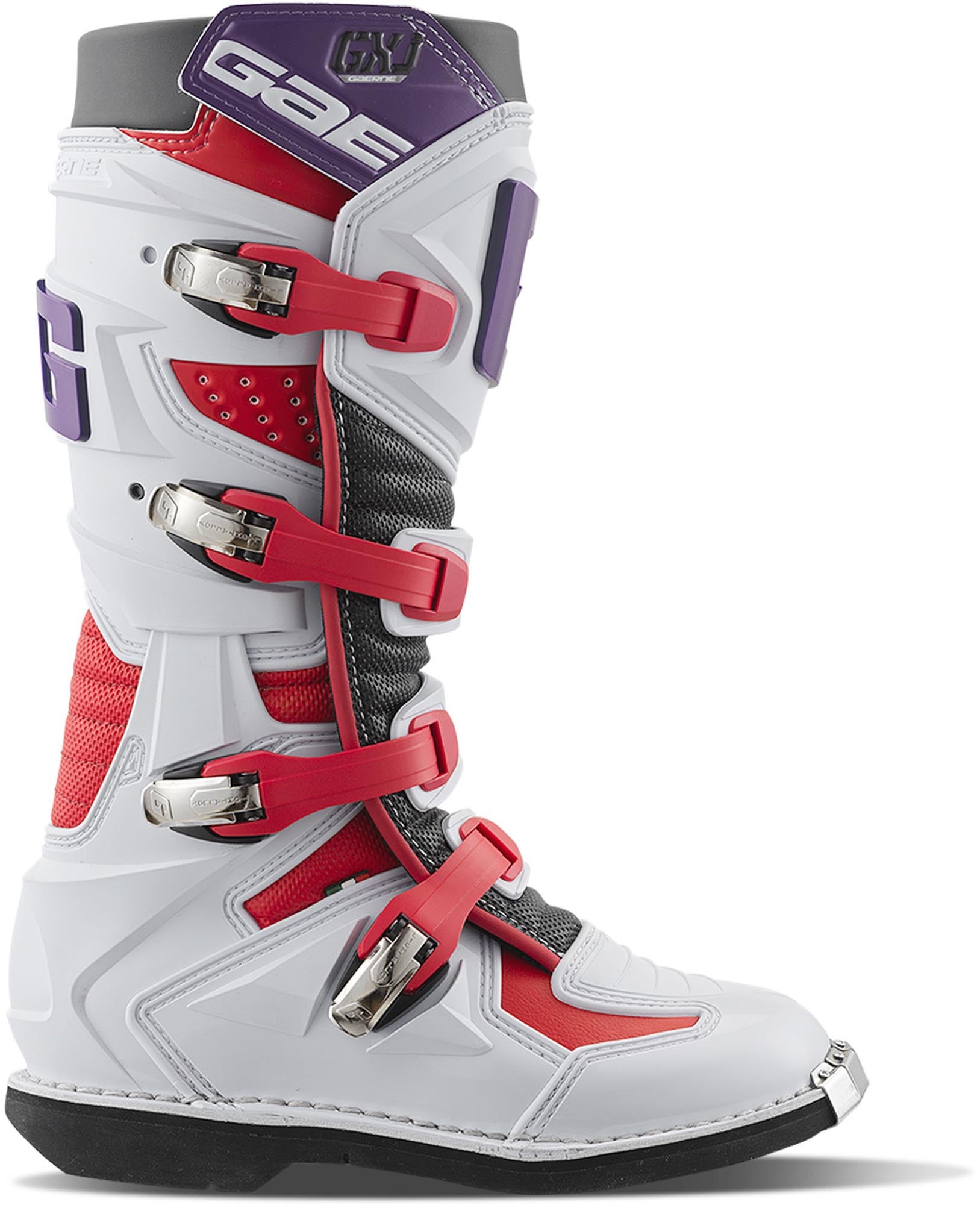 Gaerne GX-J Botas de motocross infantis branco/vermelho 41 Figura 1