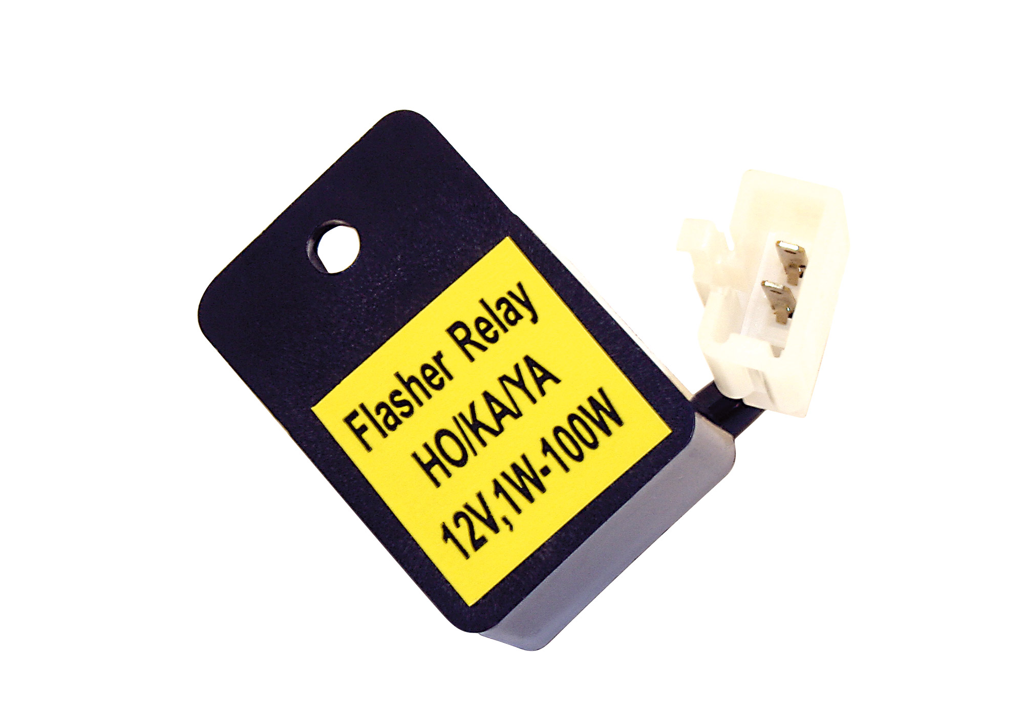 Flasher relais PROTECH pentru diverse modele Honda/Kawasaki/Yamaha din plastic negre Figura 1