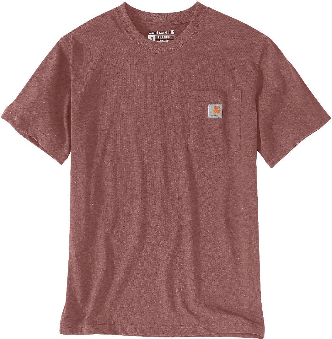 Carhartt Relaxed Fit Heavyweight K87 Pocket Maglietta Rosso chiaro M Figura 1