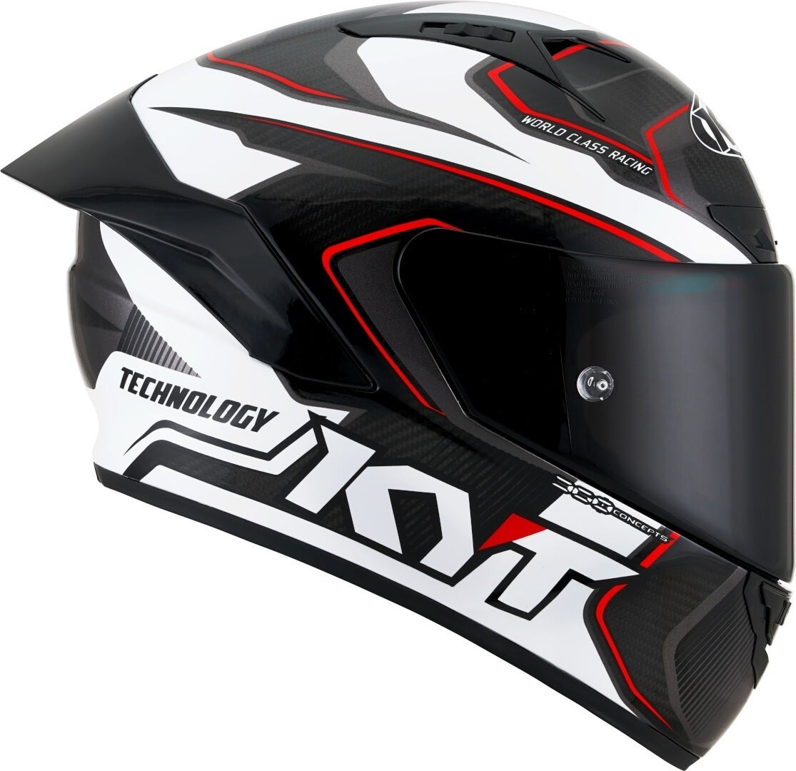KYT NZ Race Carbon Competition Helm Wit M (57/58) Figuur 4