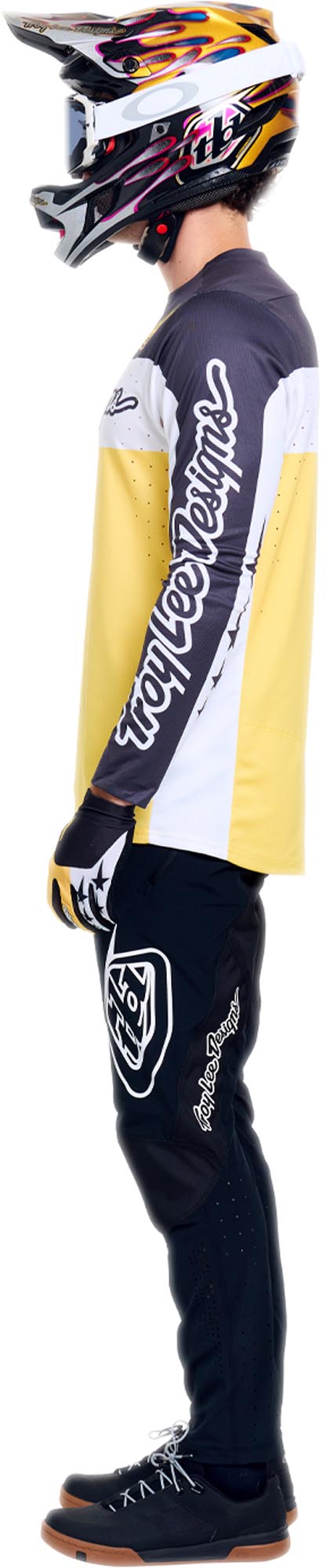 Side view of Troy Lee Designs Sprint Pro YO Moto Bicycle Jersey