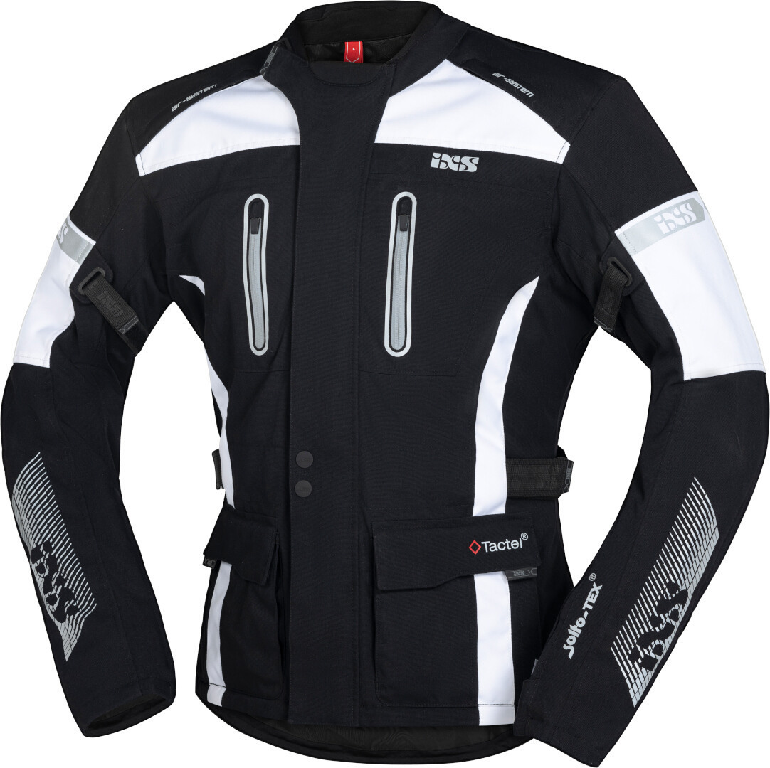 IXS Tour Pacora-ST Motorcycle Textile Jacket black/white L Figure 1