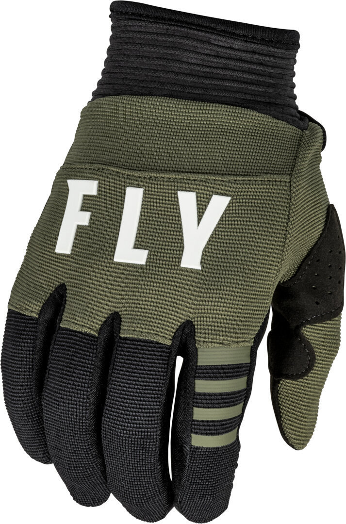 Fly Racing F-16 2023 Mănuși de motocross pentru tineret Negru/Verde XS Figura 1
