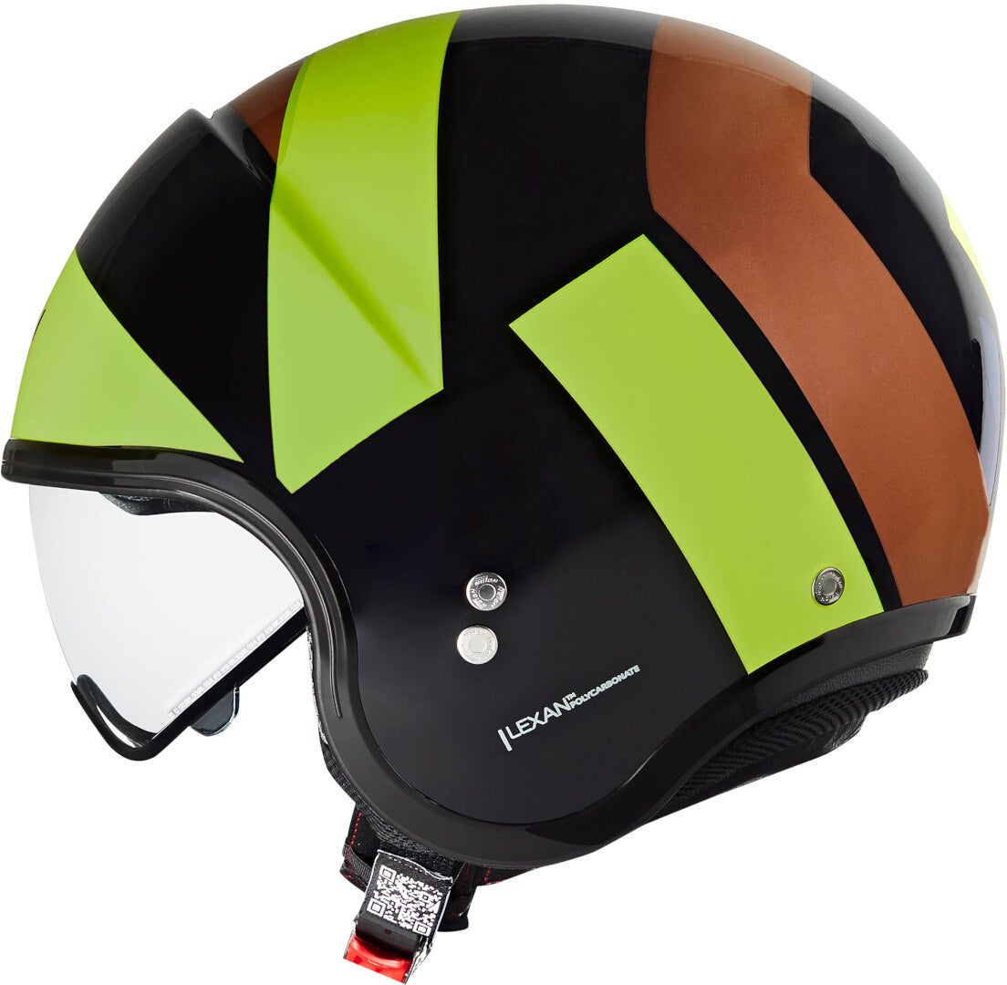 Nolan N21 06 Tangente Jet Helmet black/brown/green S (56) Figure 2