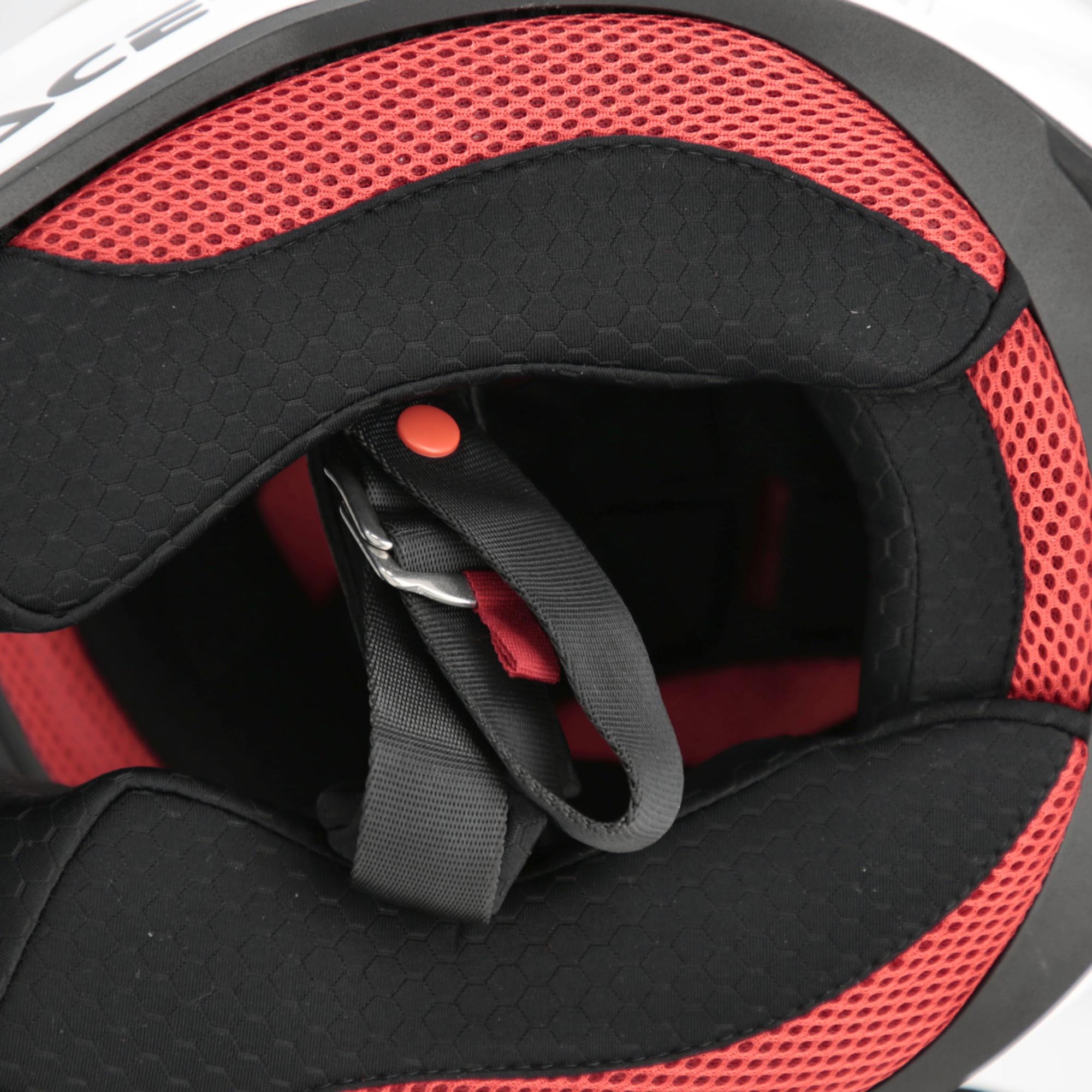 Acerbis Whoops Motocrosshelm wit/rood XL (61/62) Figuur 7