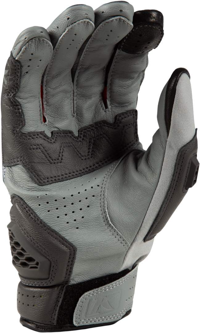 Klim Baja S4 perforierte Motorradhandschuhe hellgrau L Abbildung 2
