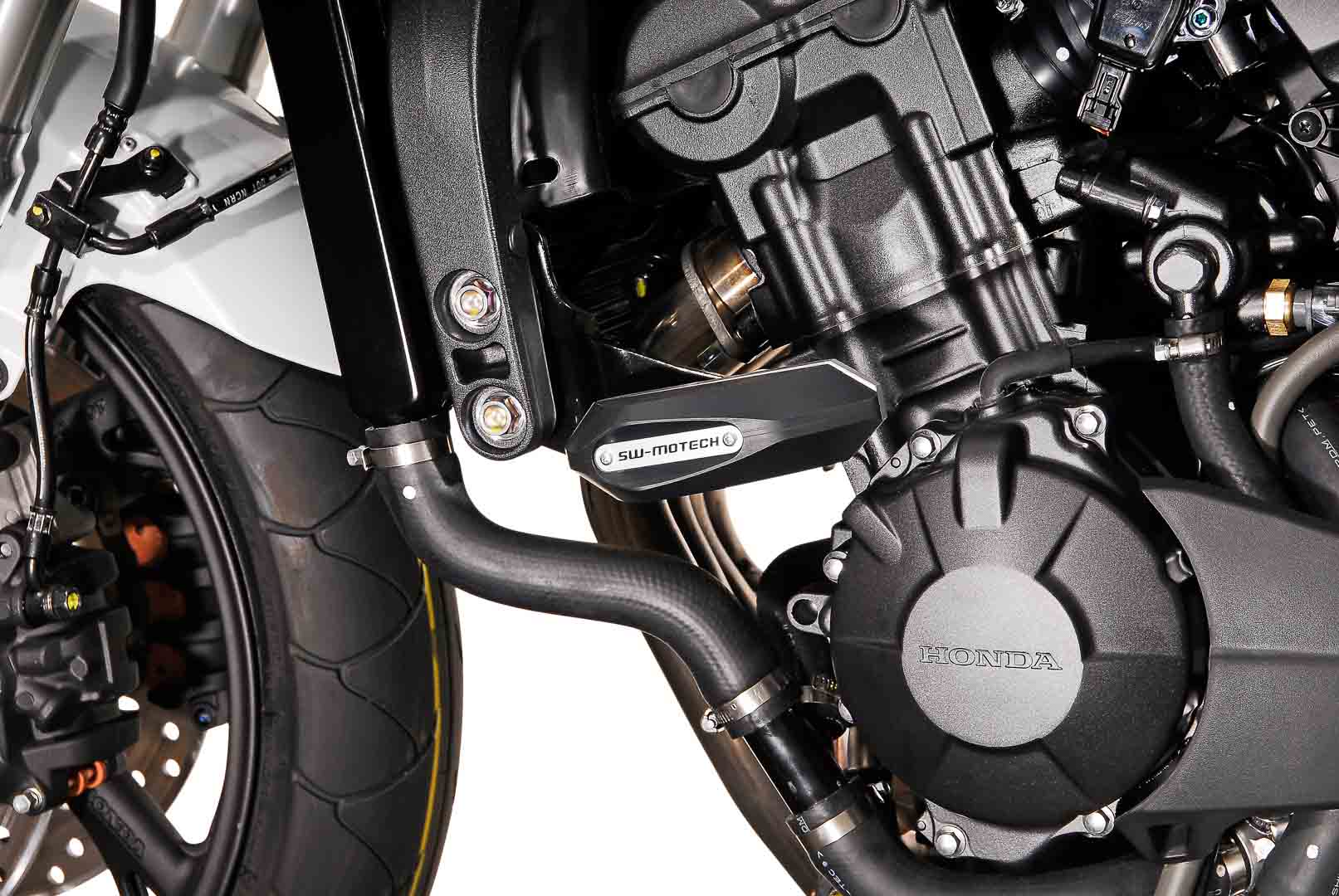 SW-Motech Frame skjutreglage kit - Svart. Honda CB600 F (07-13), CBF600 S/N (08-09). Figur 2