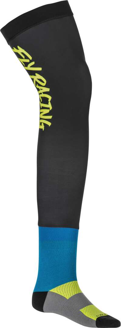 Fly Racing Knee Brace Șosete Galben/Albastru S/M Figura 1