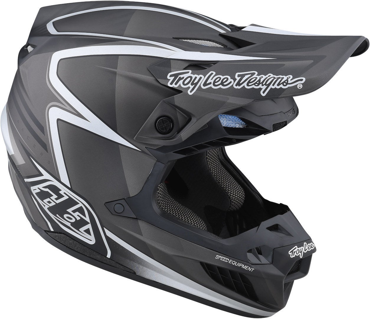 Troy Lee Designs SE5 MIPS Carbon Lines Casco Motocross nero opaco XL (60/61) Figura 4