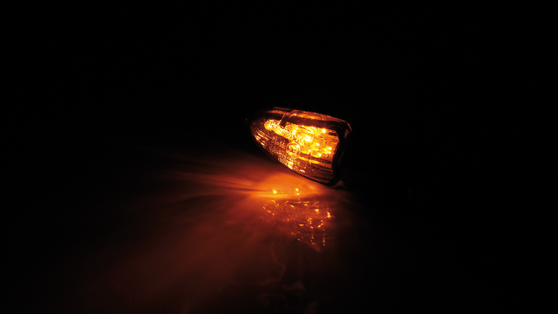 HIGHSIDER Smart Lizzard LED-indikator Hus Svart / Lins Rökt (Par), Fram & Bak Figur 6