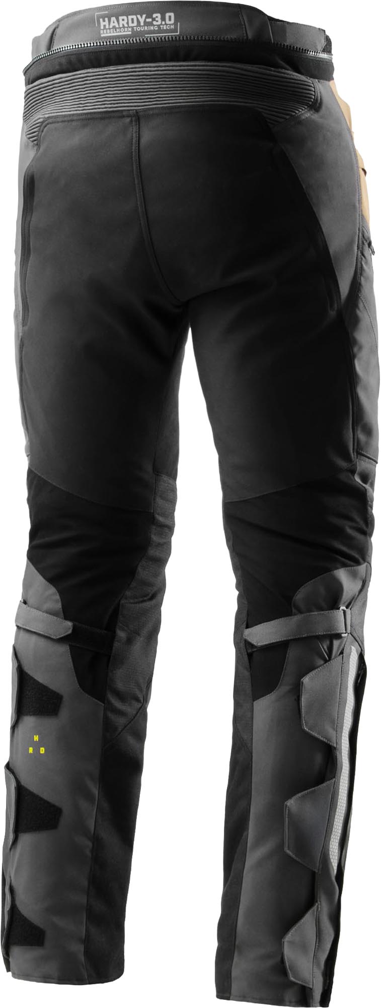 Rebelhorn Hardy 3.0 waterproof Motorcycle Textile Pants brown/grey/red L Figure 2