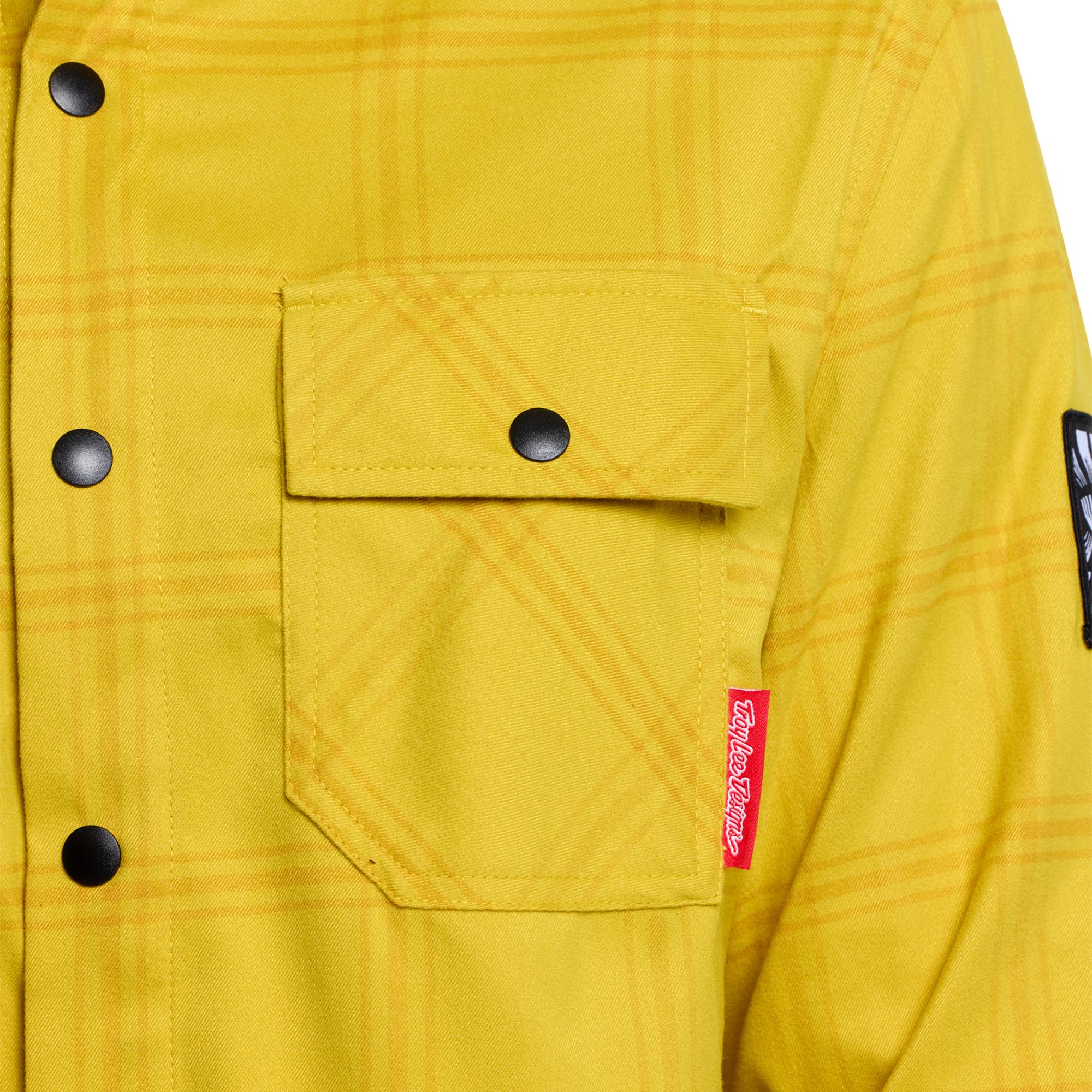 Troy Lee Designs Ruckus Ride Flannel Bicycle Shirt yellow L Figure 4