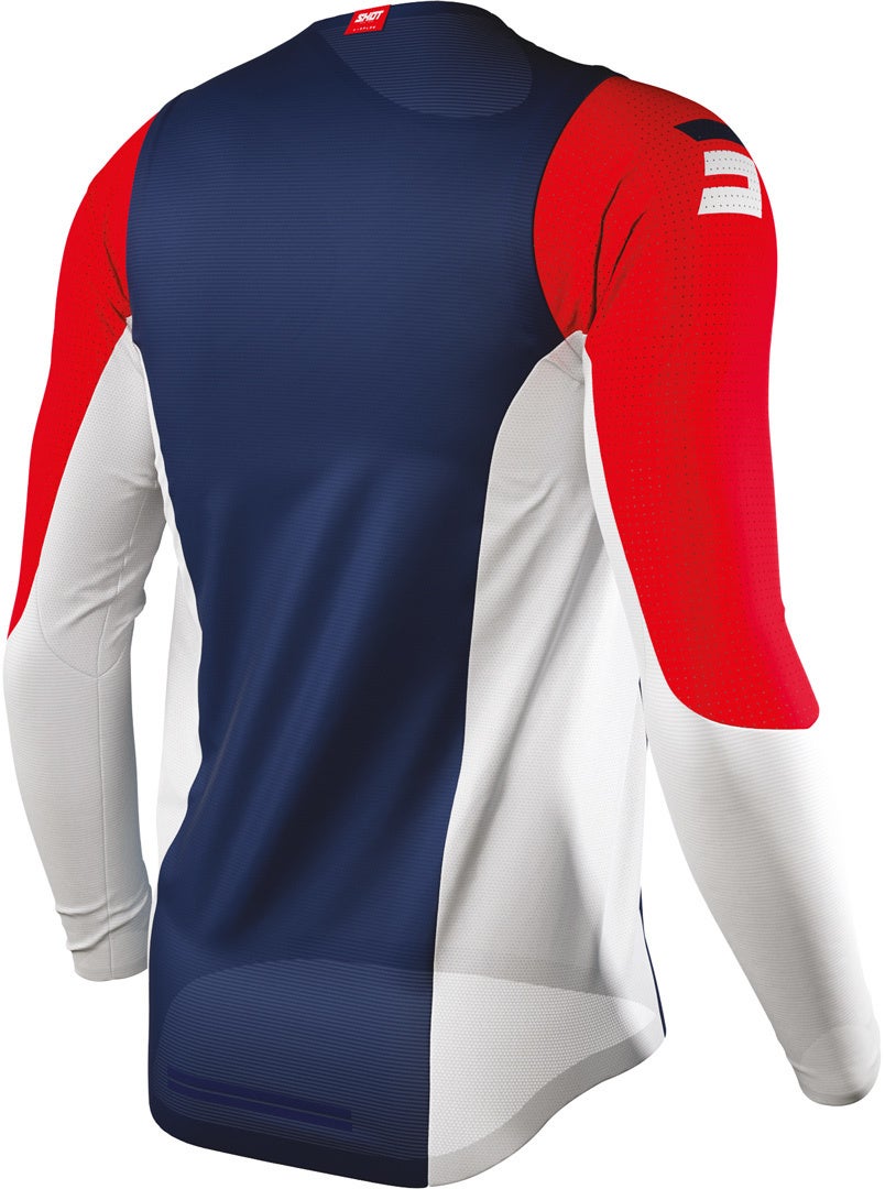 Shot Aerolite Airflow Motocross Jersey blå/rød 3XL Figur 2