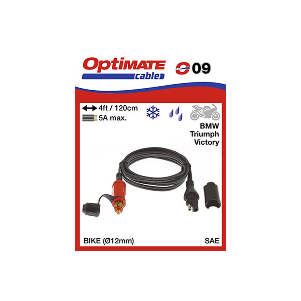 OPTIMATE DIN-Anschlussstecker mit 1,2m Kabel auf SAE-Stecker Figura 2