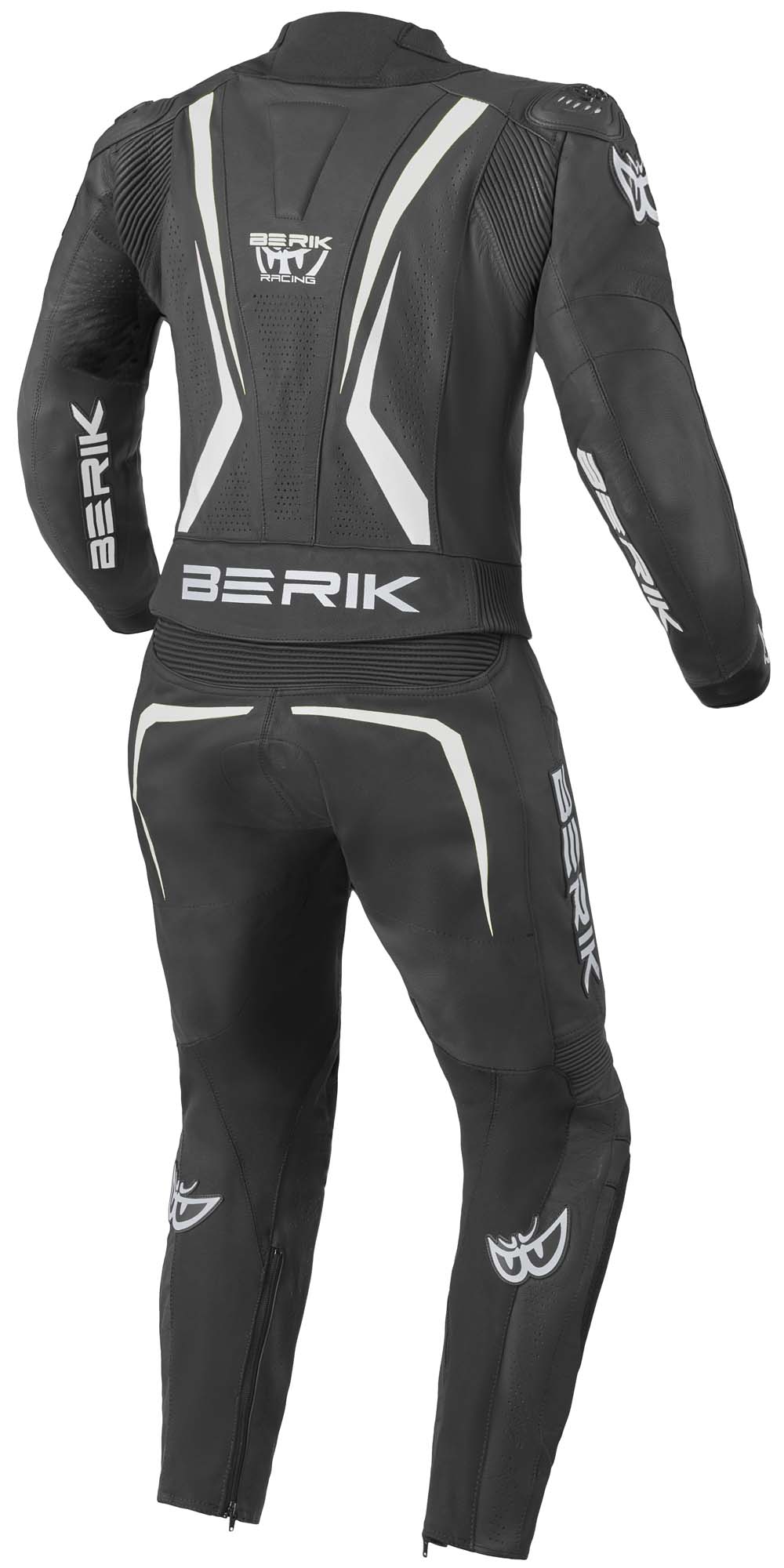 Berik Monles Two Piece Ladies Motorcycle Leather Suit black/white 46 Figure 2