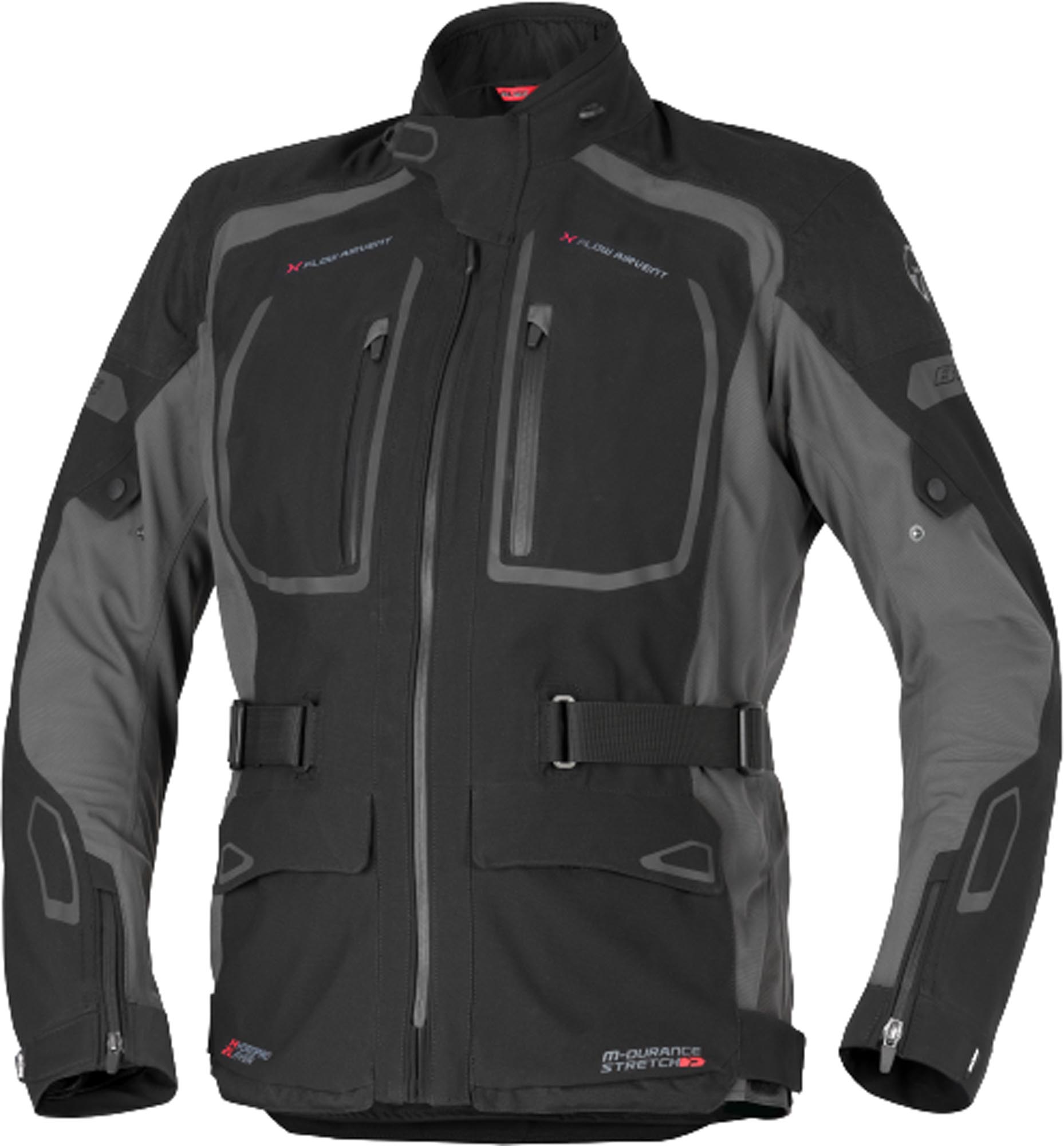 Büse Riva Lite Motorcycle Textile Jacket black/anthracite Short 26 Figure 1