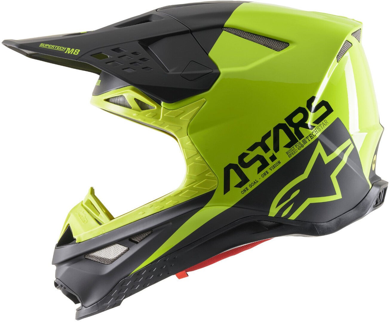 Alpinestars Supertech S-M8 Echo Capacete de Motocross preto/cinza/verde M (57/58) Figura 5