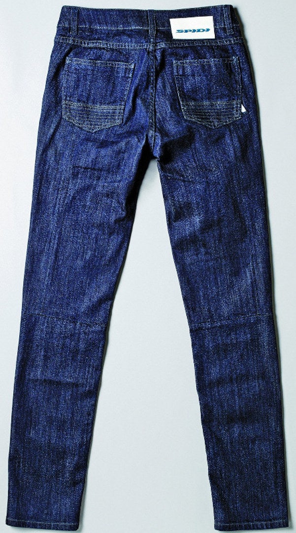 Spidi Denim Lady Racer Slim Fit Dames Motorfiets Jeans Donkerblauw 28 Figuur 2