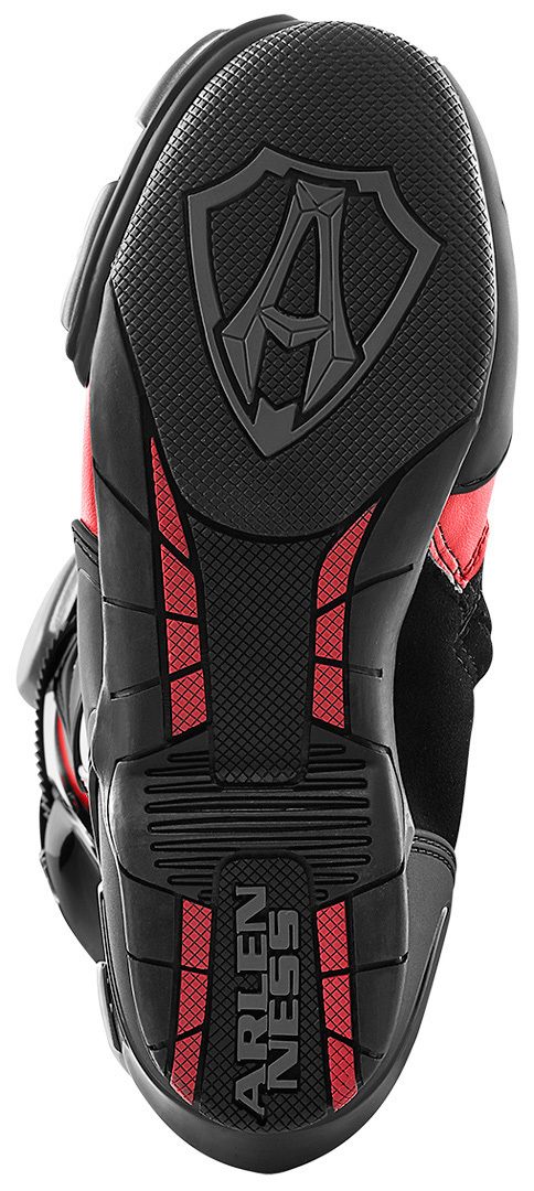 Arlen Ness Xaus Replica Motorcycle Boots black/red/white 48 Figure 5